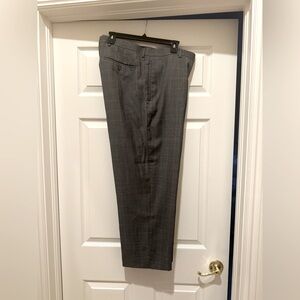 Men's Gray Glen Plaid Dress Pants